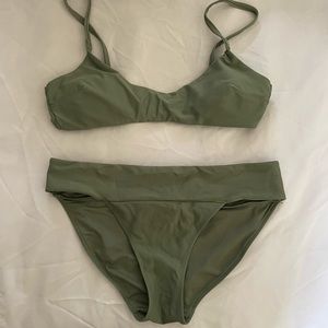 Aerie Scoop Bikini - Small Top, Medium Bottoms